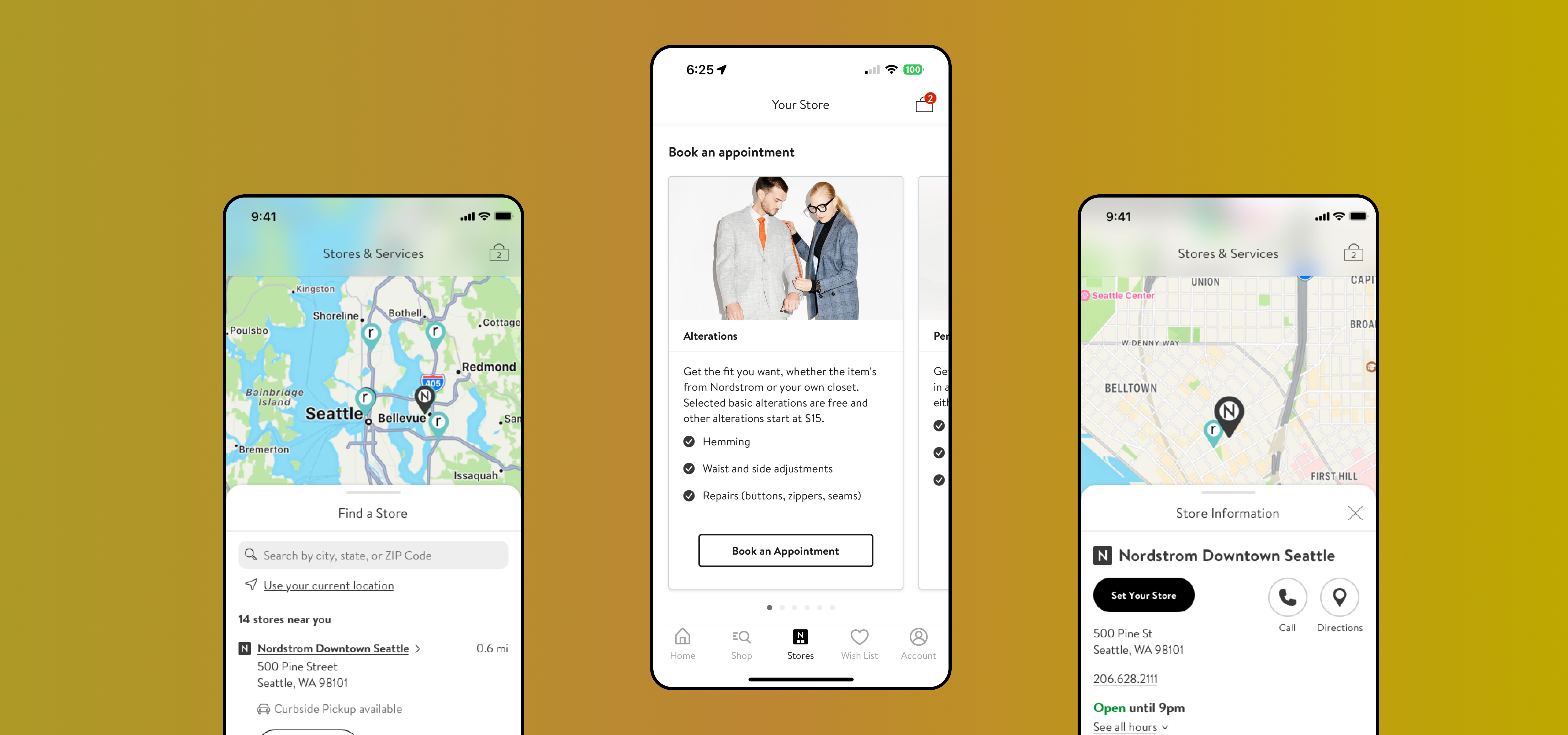 Nordstrom Stores & Services overview